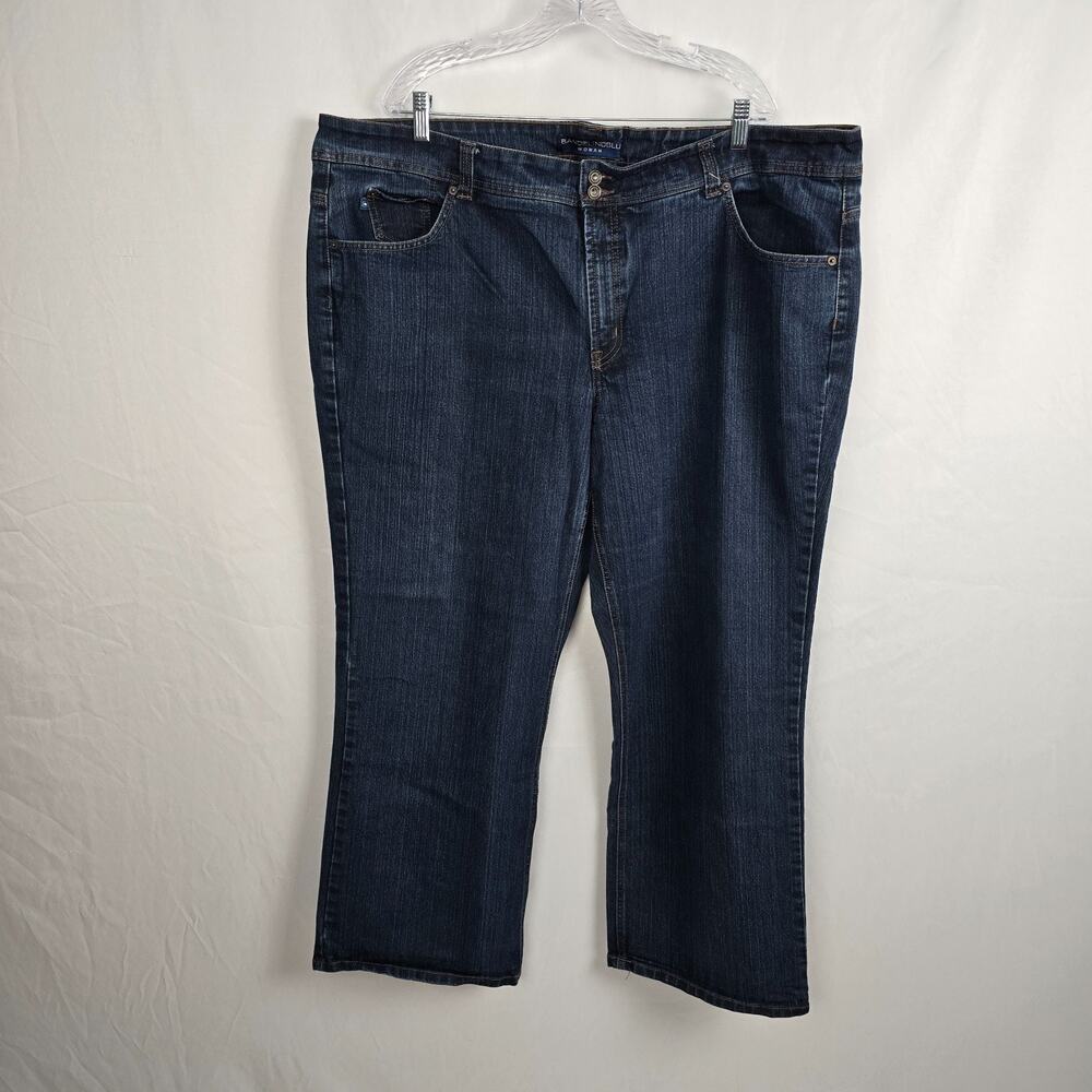 BandolinoBlu Adriana Boot Cut Jeans Women's 24W Blue Dark Wash